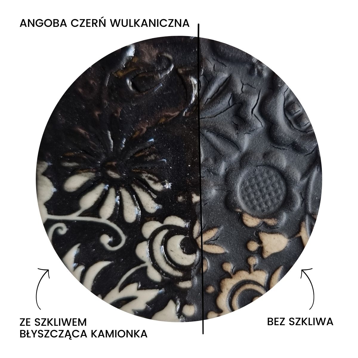 Ceramiq Viral Engobe Czerń Wulkaniczna