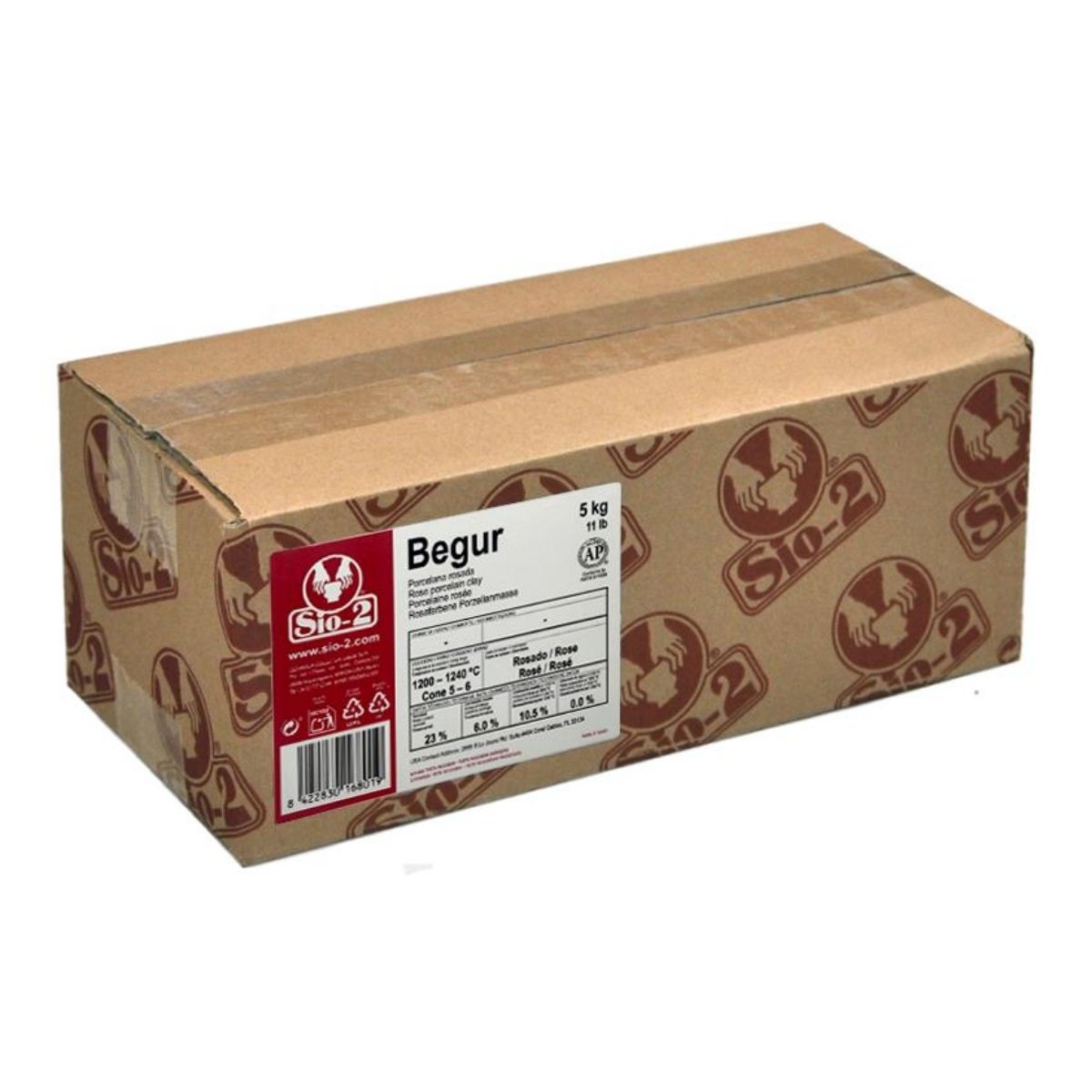 Porcelana Plastyczna SIO2 Begur Rose 5 kg