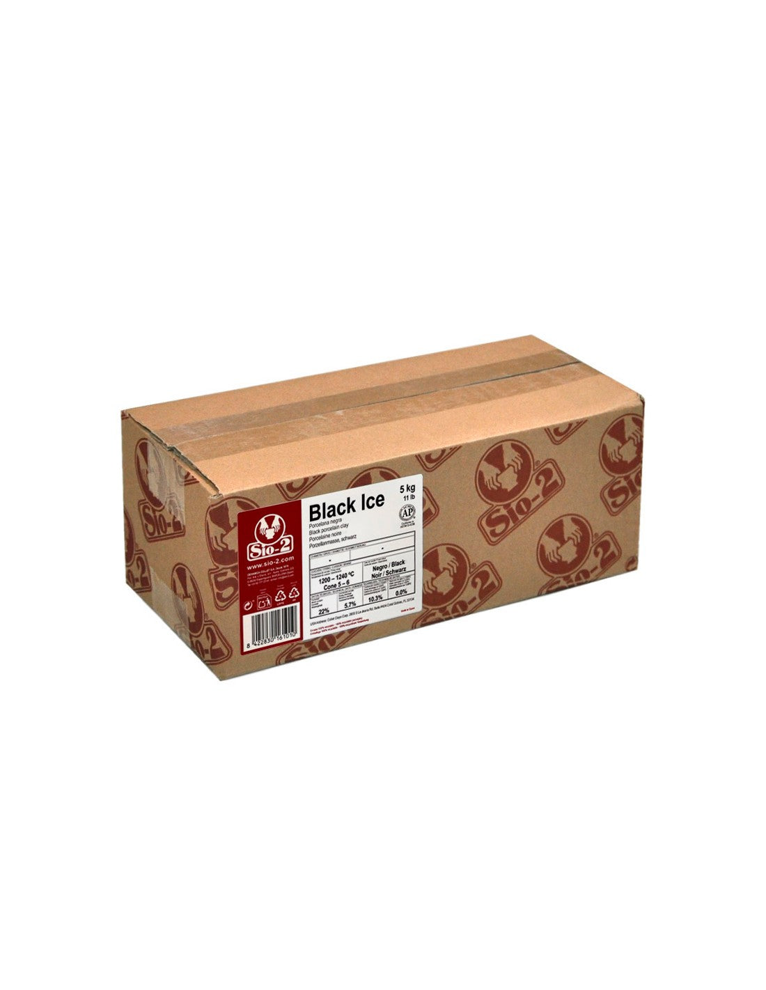 SIO2 Black Ice Plastic Porcelain 5 kg