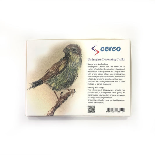 Underglaze chalk, pastels - set