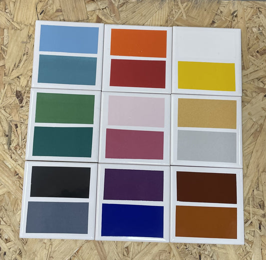 Set of decals - 18 colors