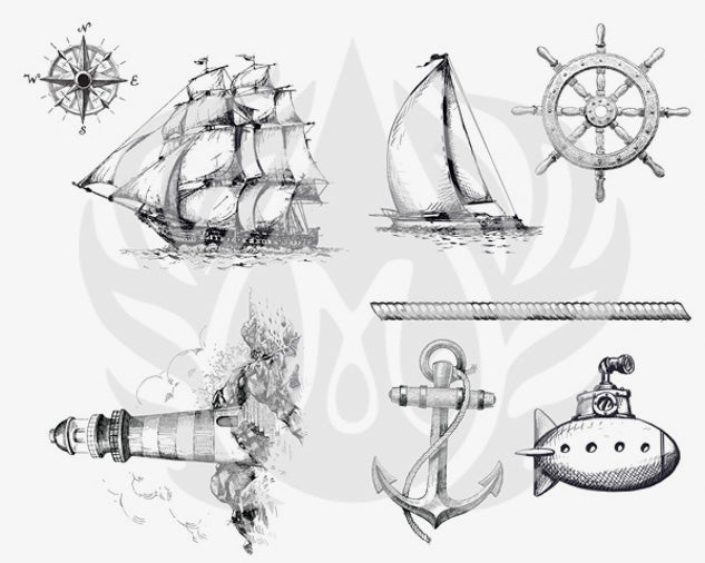 Siatka transferowa wielorazowa Mayco "Nautical"