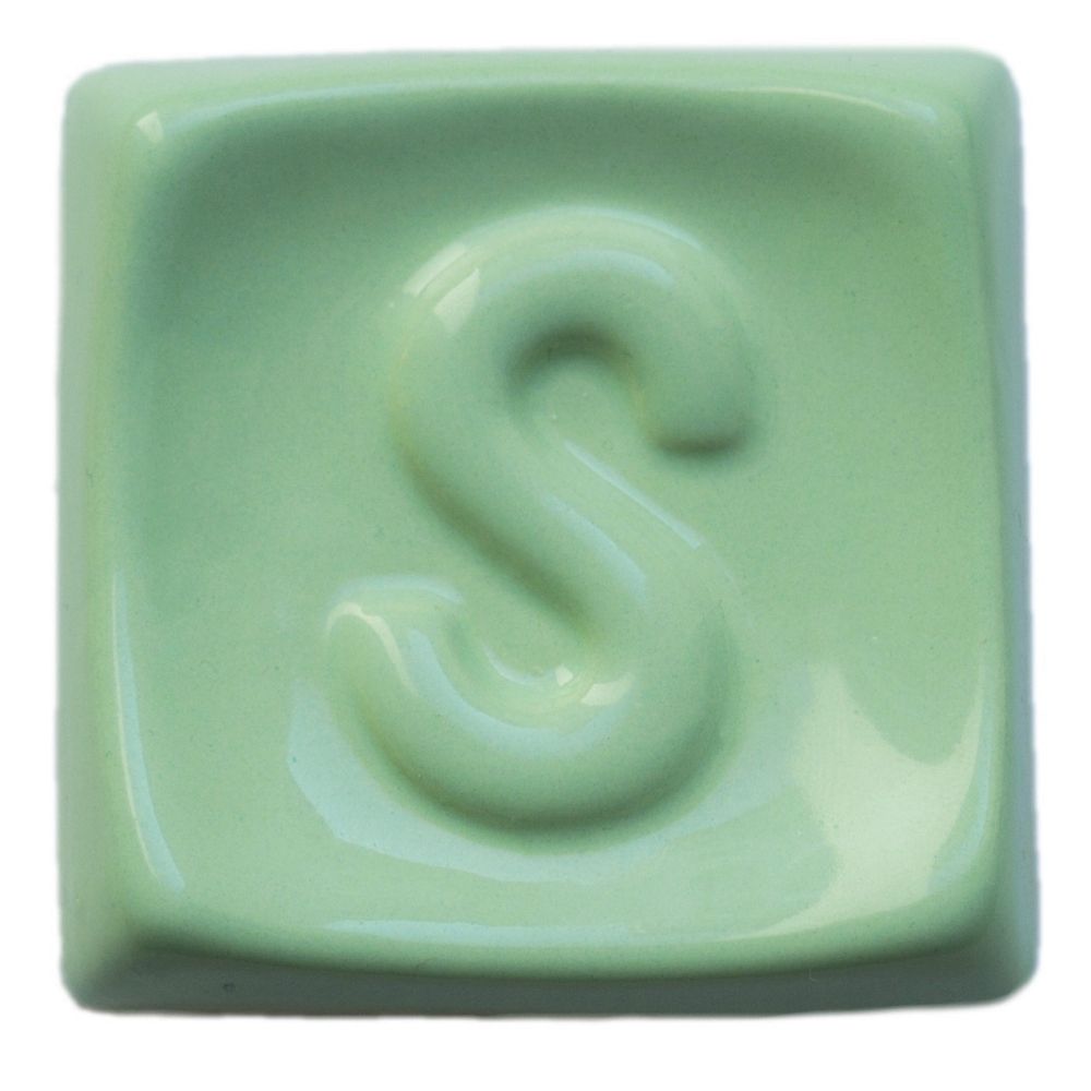 Pistaziengrüne, deckende Glasur OPK308 335 ml