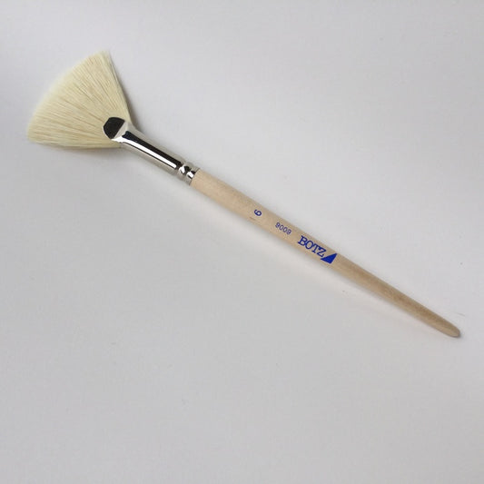 Botz flat brush with natural bristles no. 6