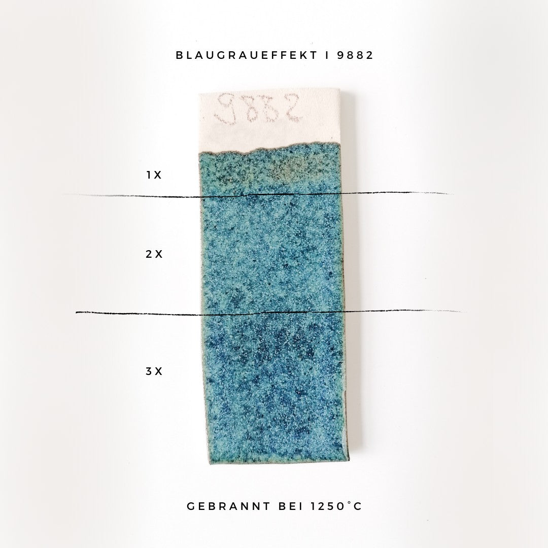 Botz 9882 Flüssige Steinzeugglasur Blaugrau - 200 ml