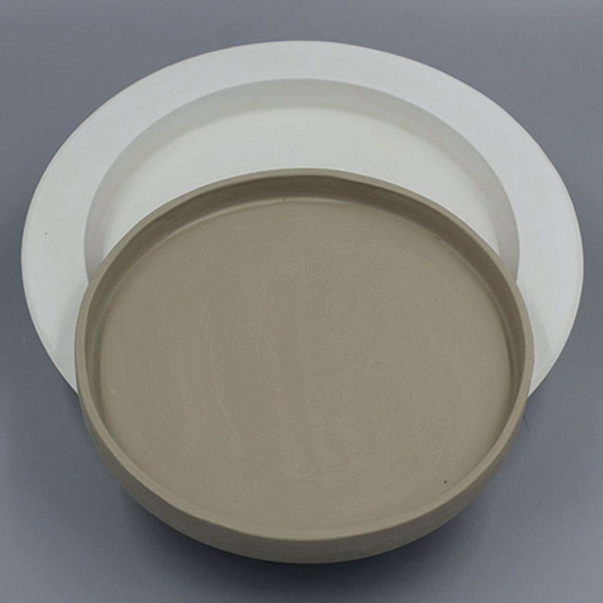 Forma gipsowa - talerz okrągły z rantem 20 cm