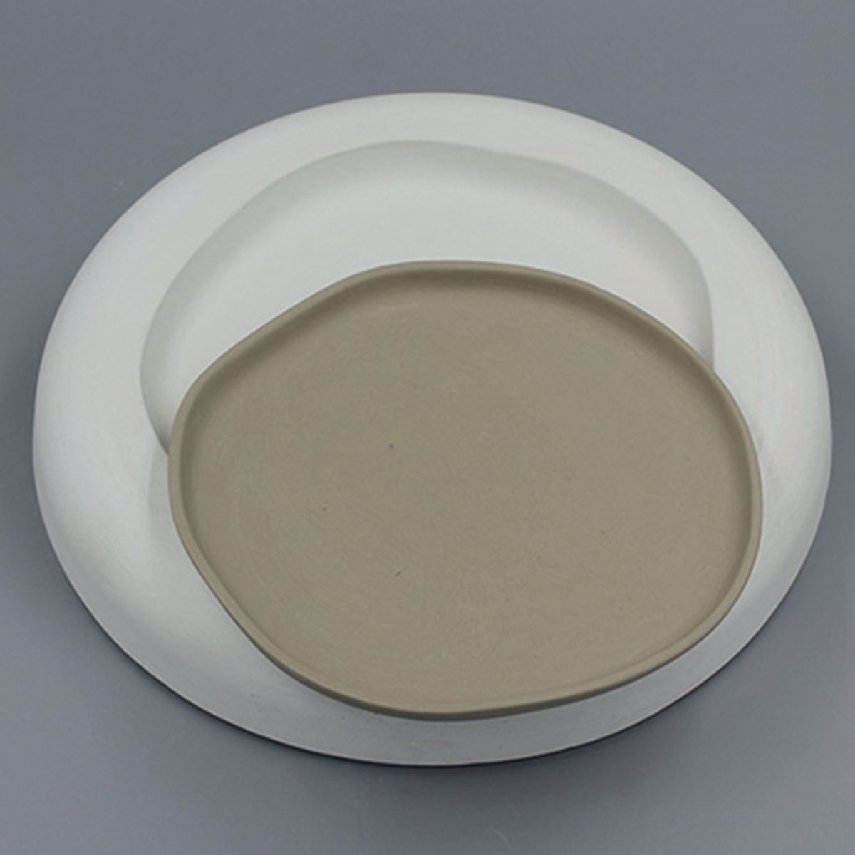 Forma gipsowa - talerz organiczny deserowy