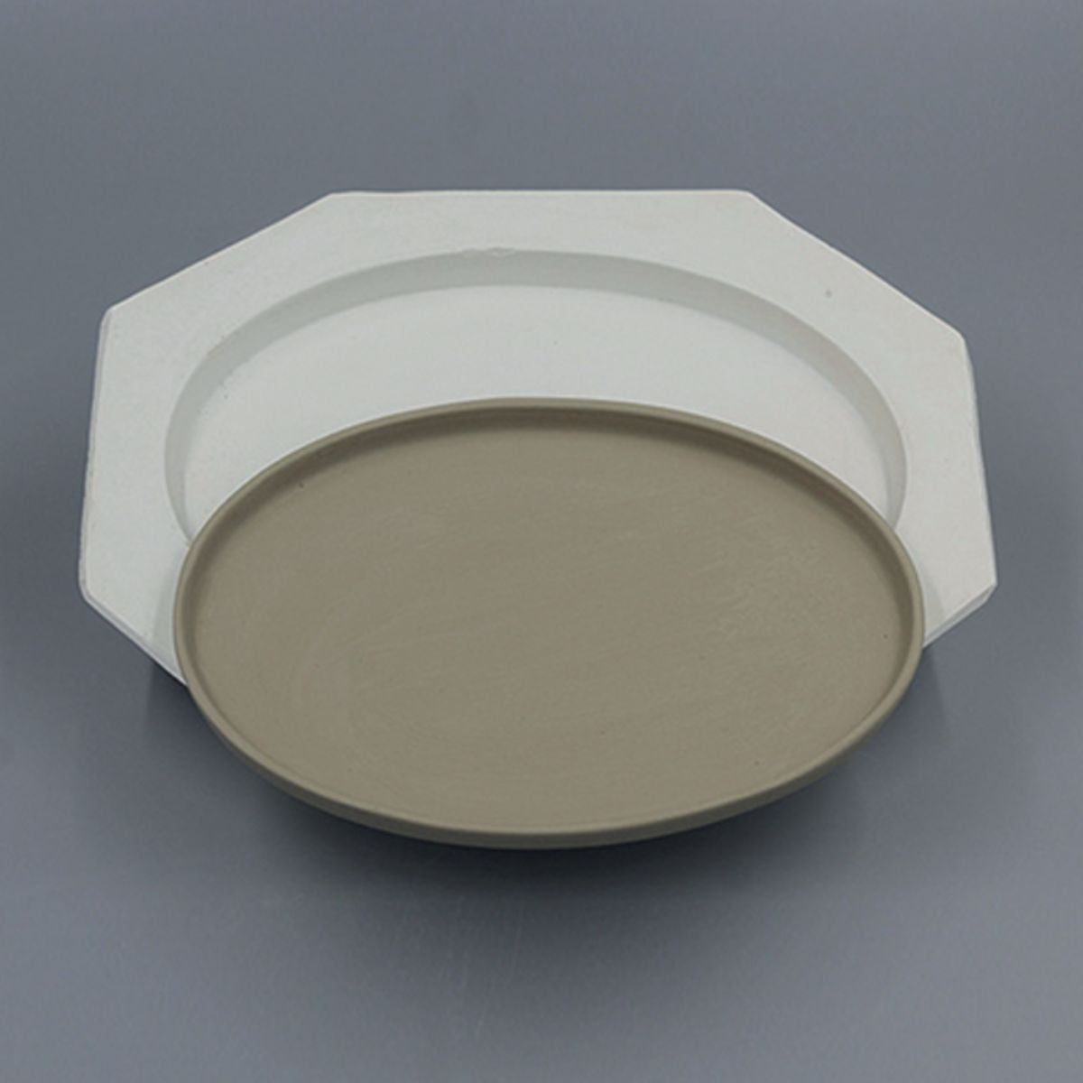 Forma gipsowa - talerz elipsa z krawędzią