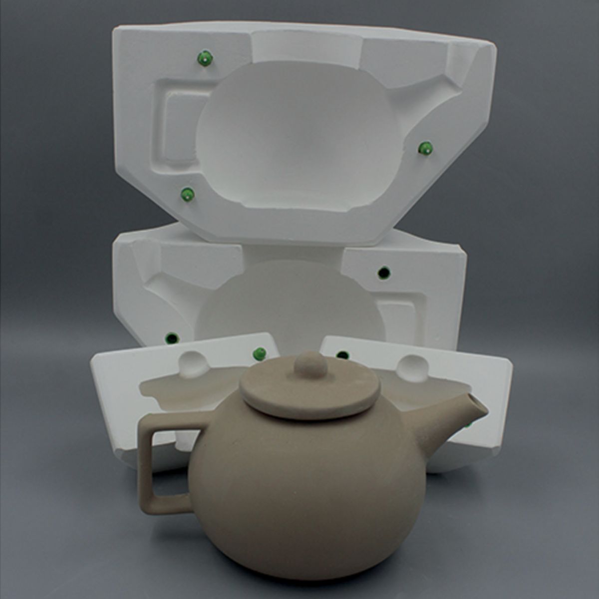 Gipsform – Teekanne mit Deckel