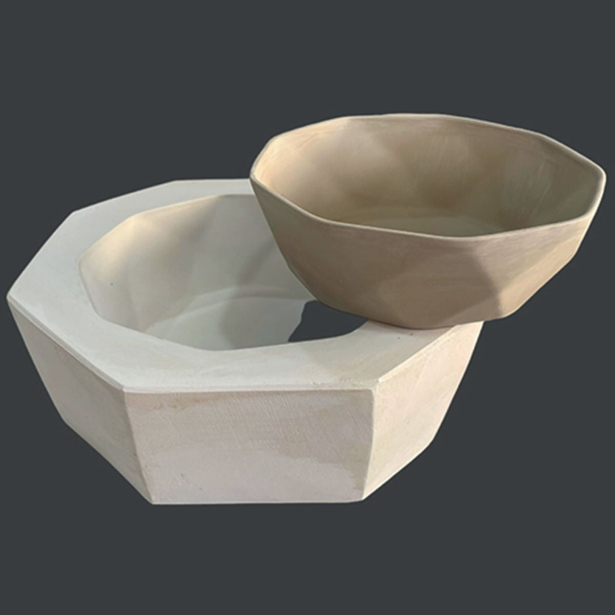 Forma gipsowa - miska nieregularna 17 cm