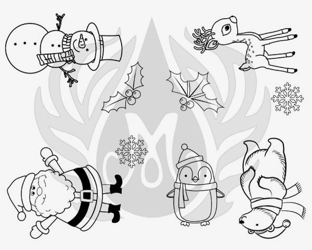 Siatka transferowa wielorazowa Mayco "Holiday Icons"