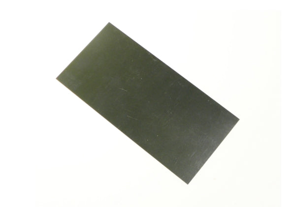 Rechteckiger Stahlschaber 10 x 5 cm