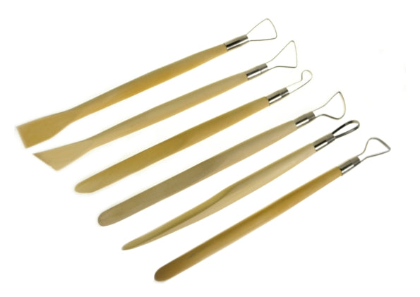 Keramische Spachtel-Ösenwerkzeuge, 6er-Set - A-15203