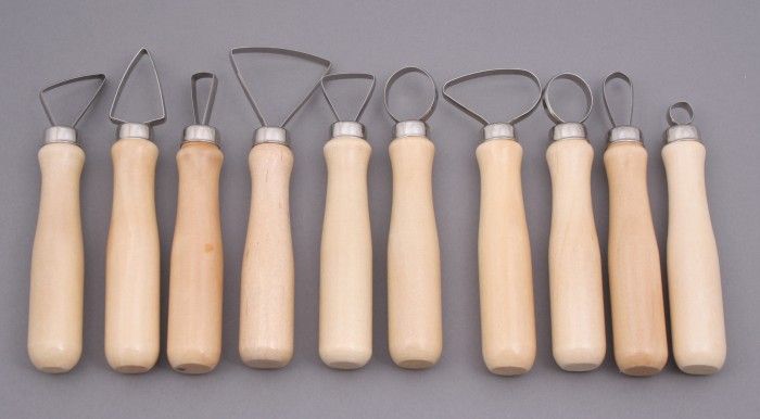 Narzędzia ceramiczne - oczka 10 szt.