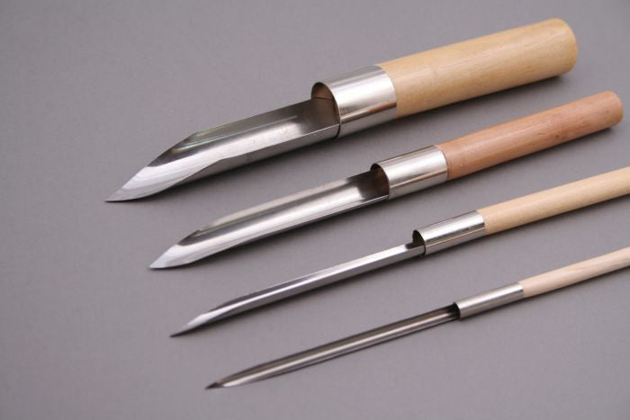 Narzędzia ceramiczne do dziur ostre komplet 4 szt. - A15234