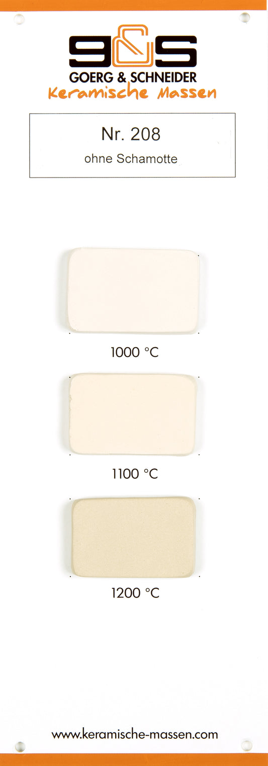 Glina Goerg & Schneider nr 208 - biała-jasnokremowa, 10 kg