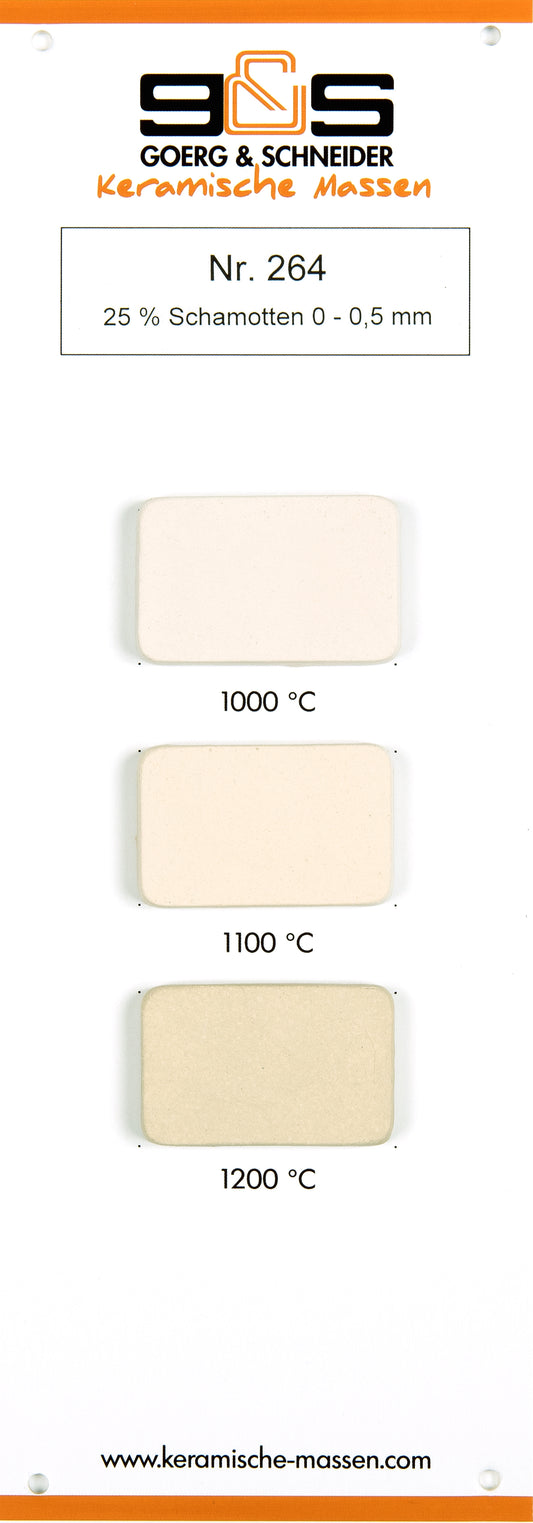 Goerg &amp; Schneider Clay No. 264 - white-light cream, 10 kg