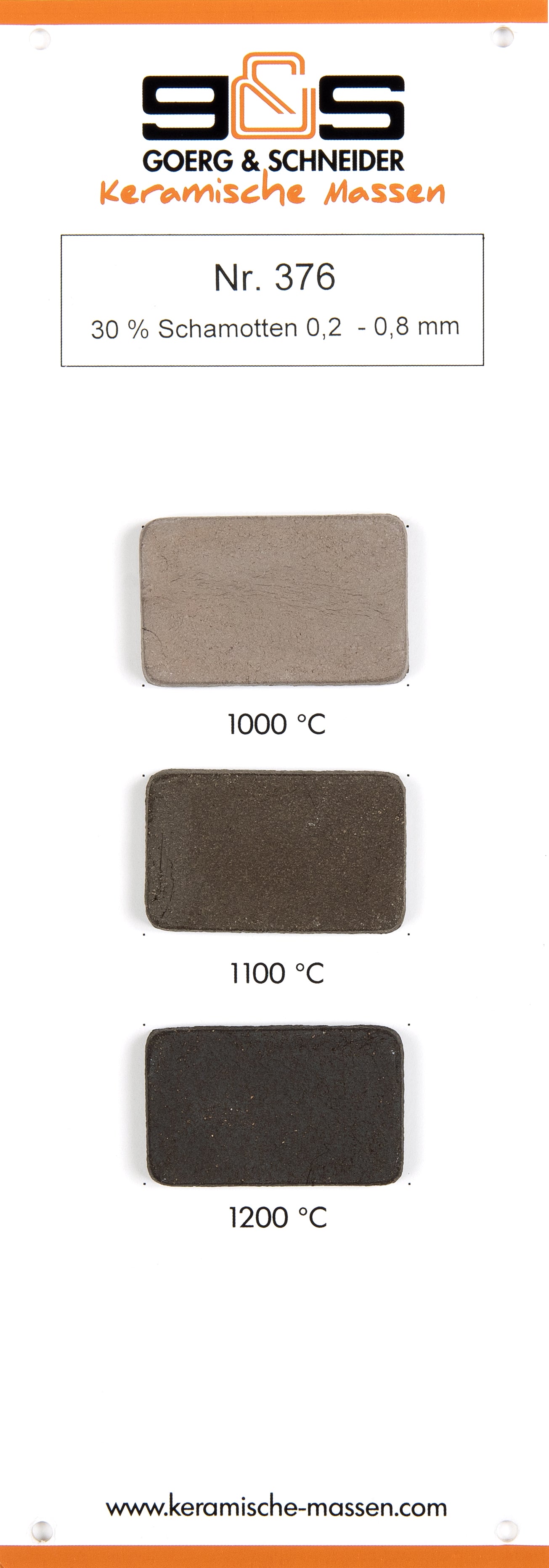 Goerg &amp; Schneider Clay No. 376 - brown, 10 kg