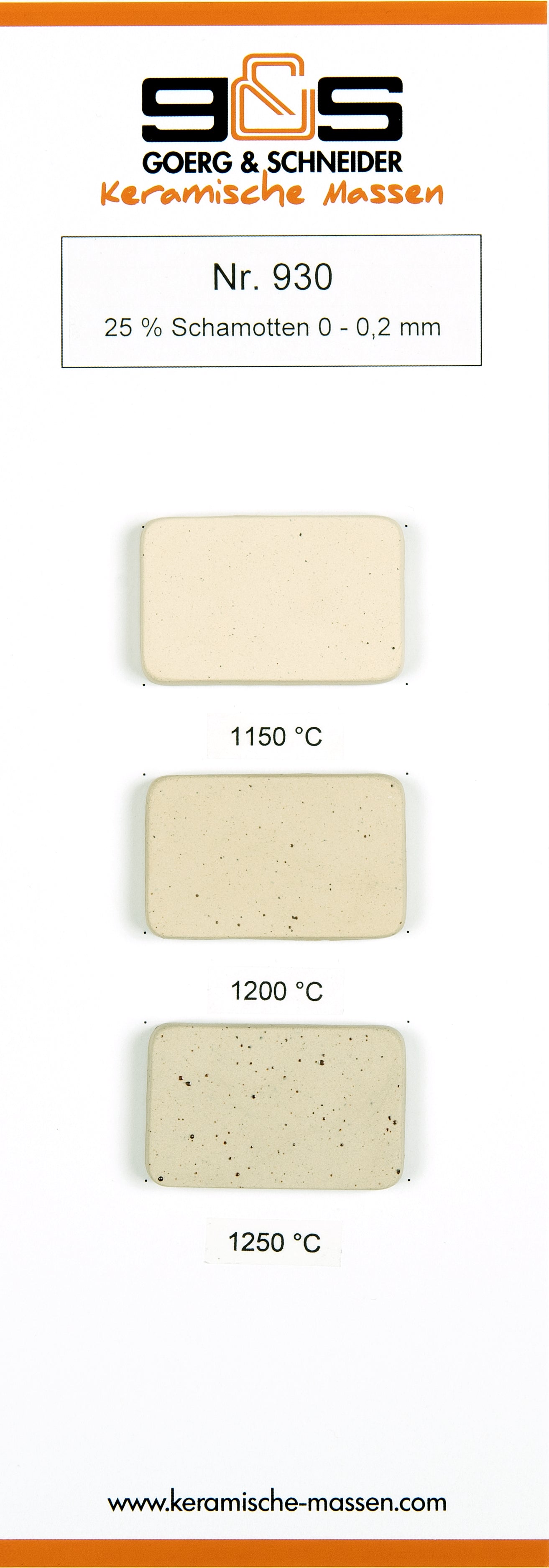 Goerg &amp; Schneider Ton Nr. 930 – cremefarben gesprenkelt, 10 kg