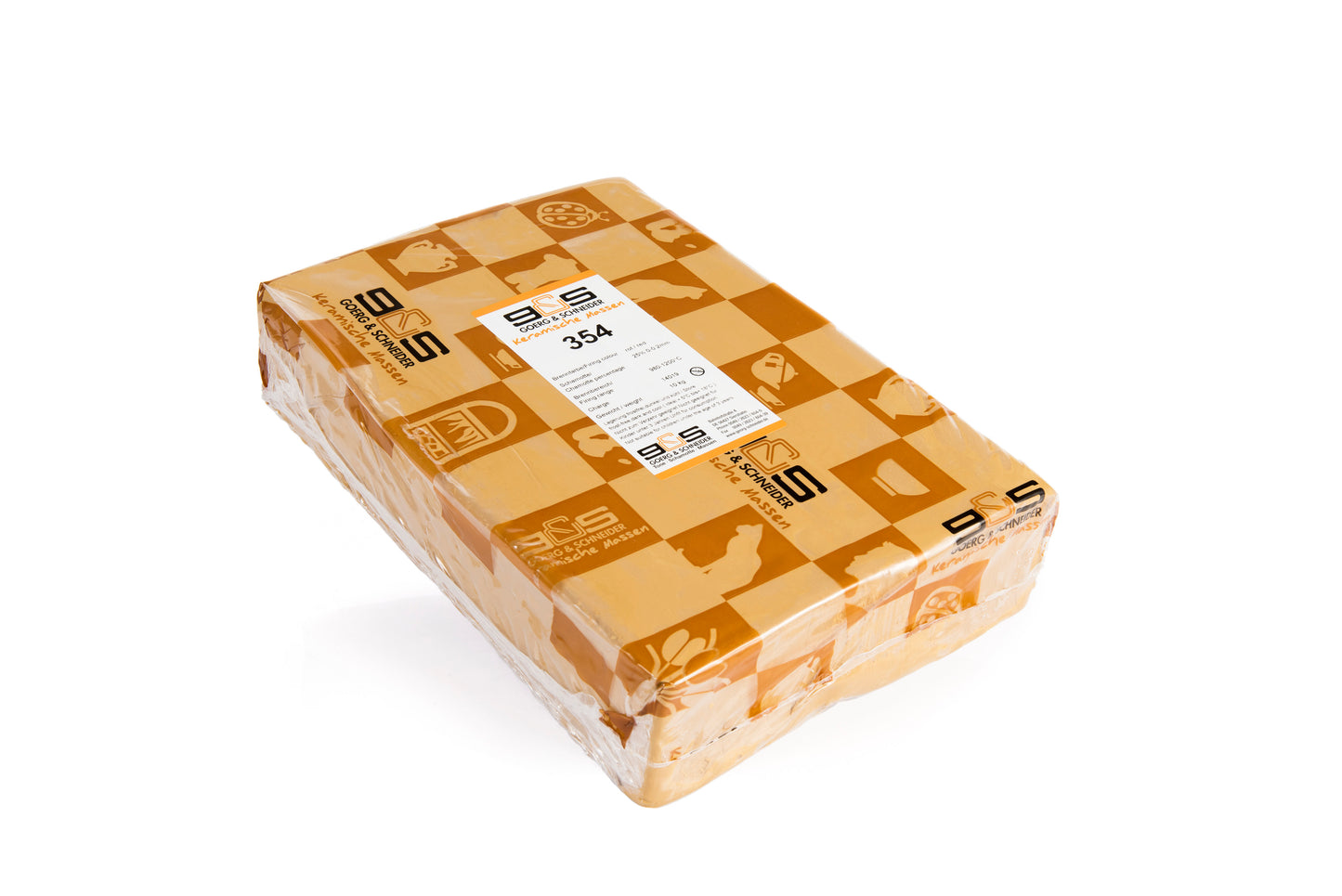 Glina Goerg & Schneider nr 354 - czerwona, 10 kg