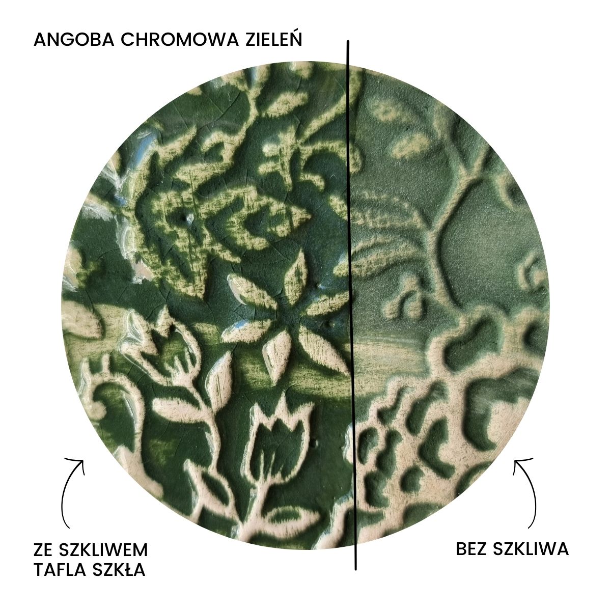 Ceramiq Viral Engobe Chromowa Zieleń