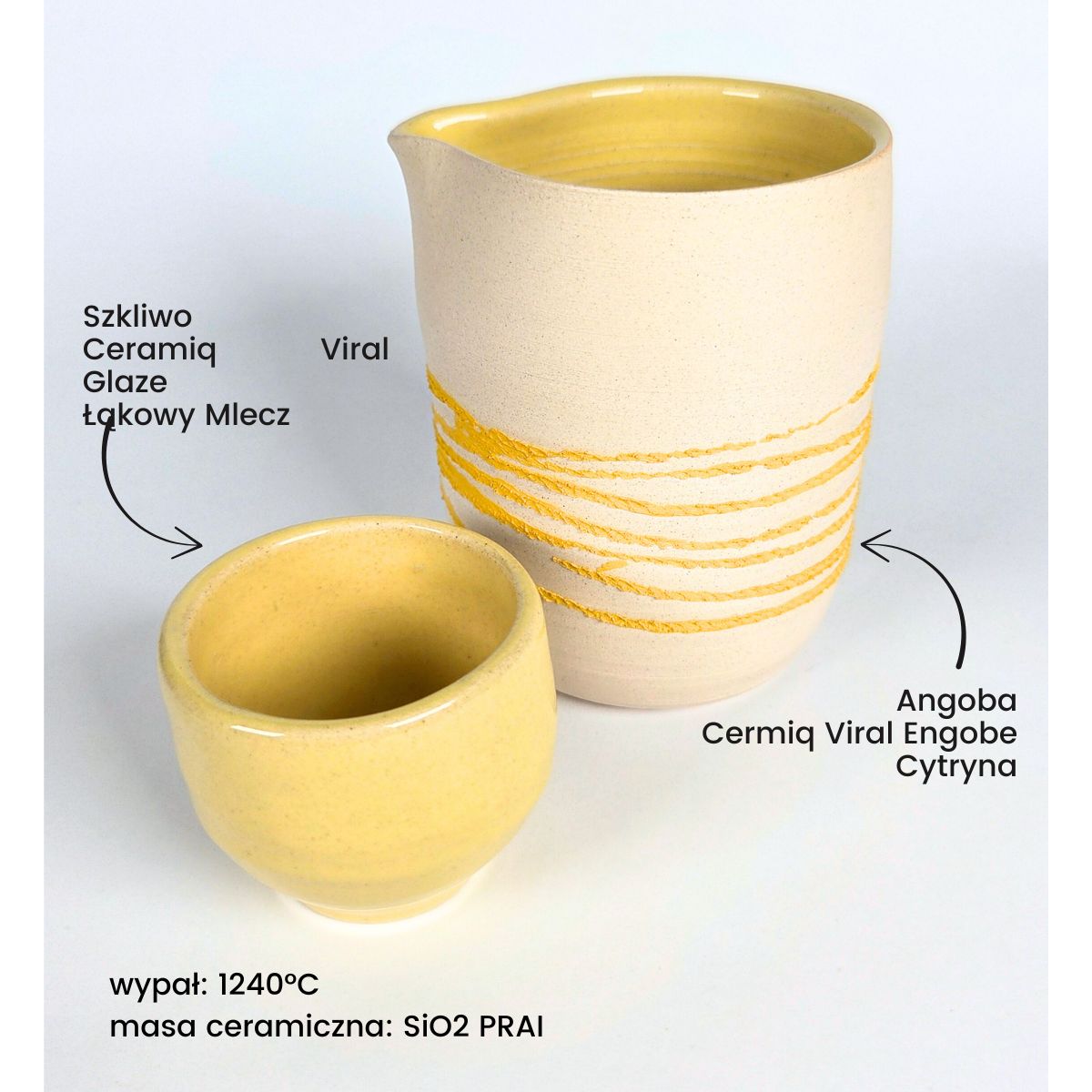 Ceramiq Viral Engobe Zitrone – 1 kg
