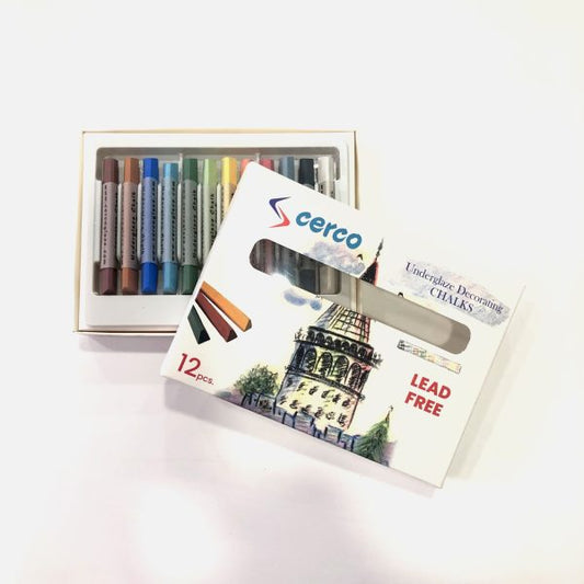 Underglaze chalk, pastels - set