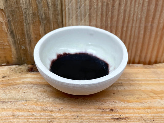 Glass granules "Black Tourmaline" 100 g pack