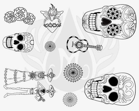 Mayco "Day of Dead" Reusable Transfer Mesh