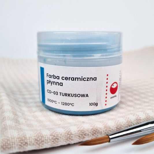 Liquid ceramic paint CD-03 Turquoise 100g
