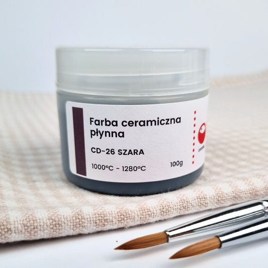 Flüssige Keramikfarbe CD-26 Grau 100 g