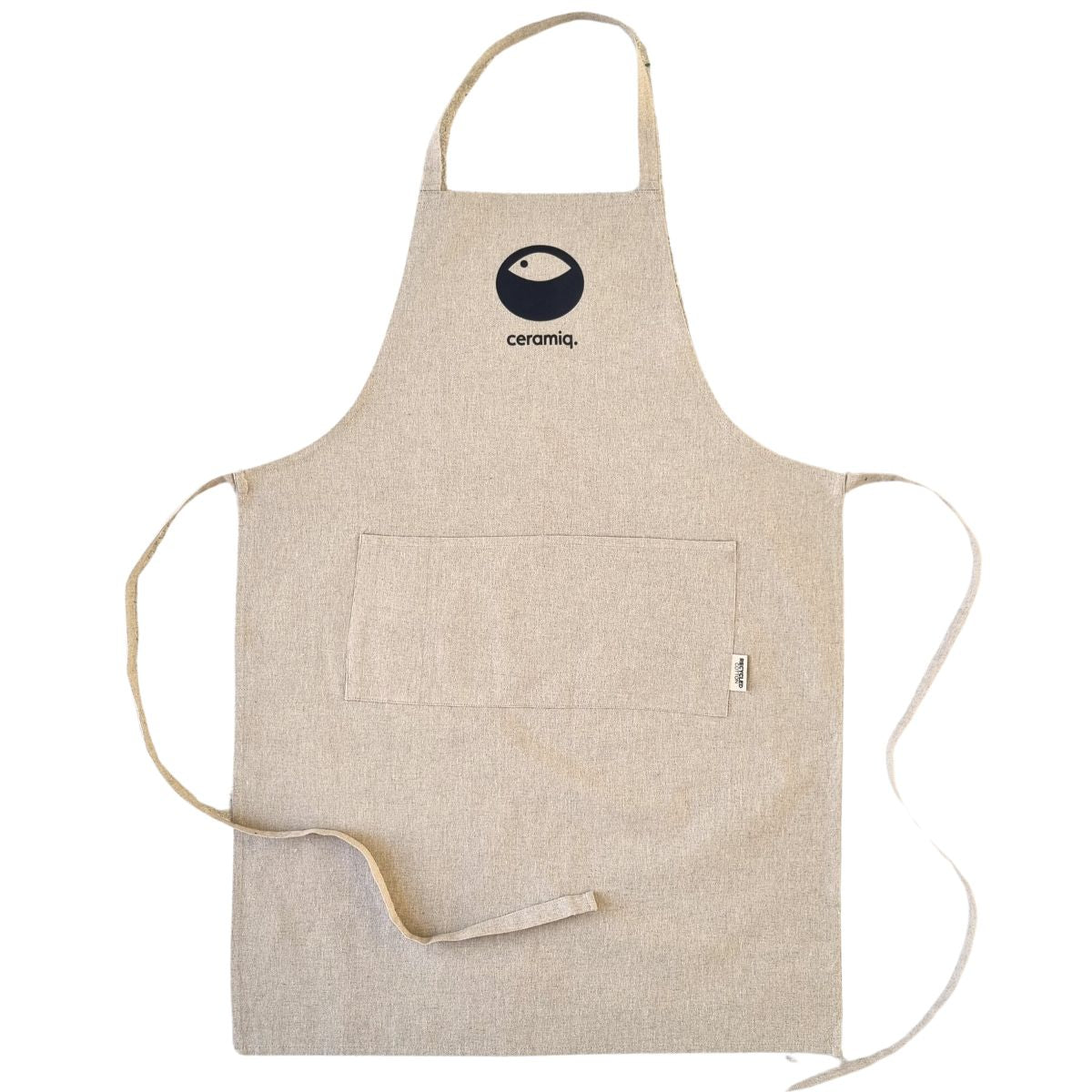 Fartuch ochronny beżowy z logo