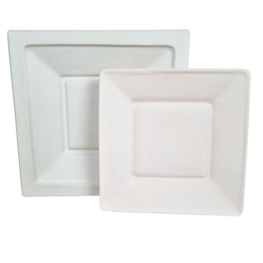 Forma Gipsowa - Talerz Kwadratowy mały
