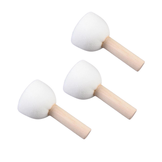 Set of 50 mm sponge brushes - 3 pcs.