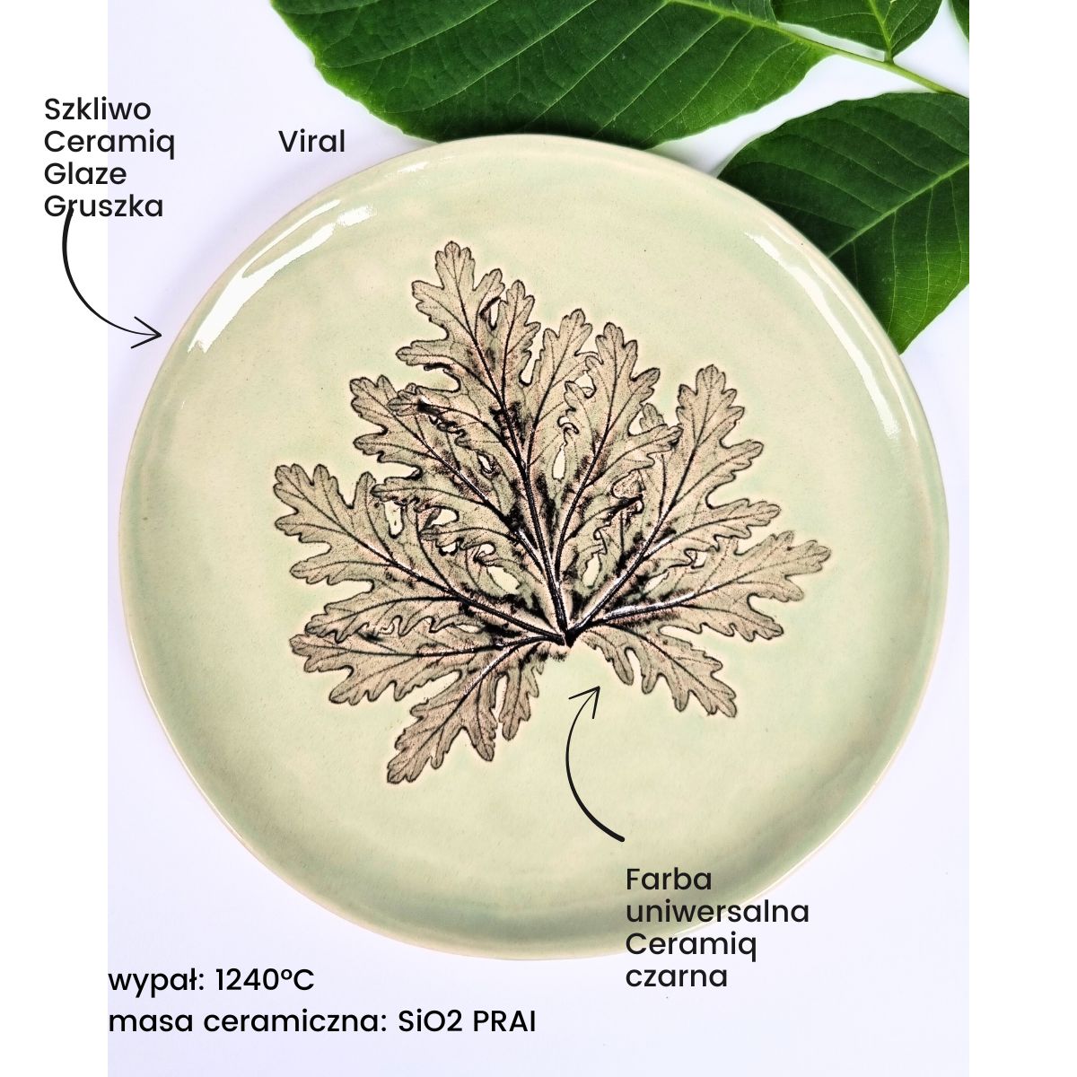 Ceramiq Viral Glaze Green Pear