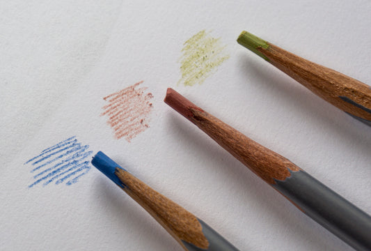 Set of underglaze crayons - 12 colors