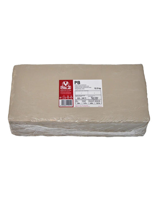 SiO2 PB clay classic, white - 12.5 kg pack