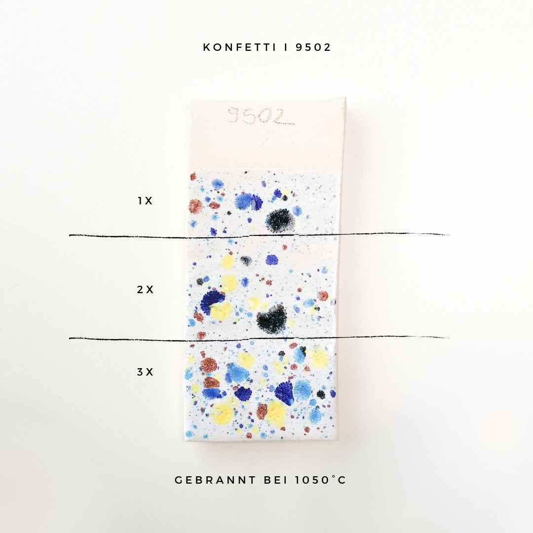 Szkliwo płynne Botz 9502 Konfetti - 200 ml