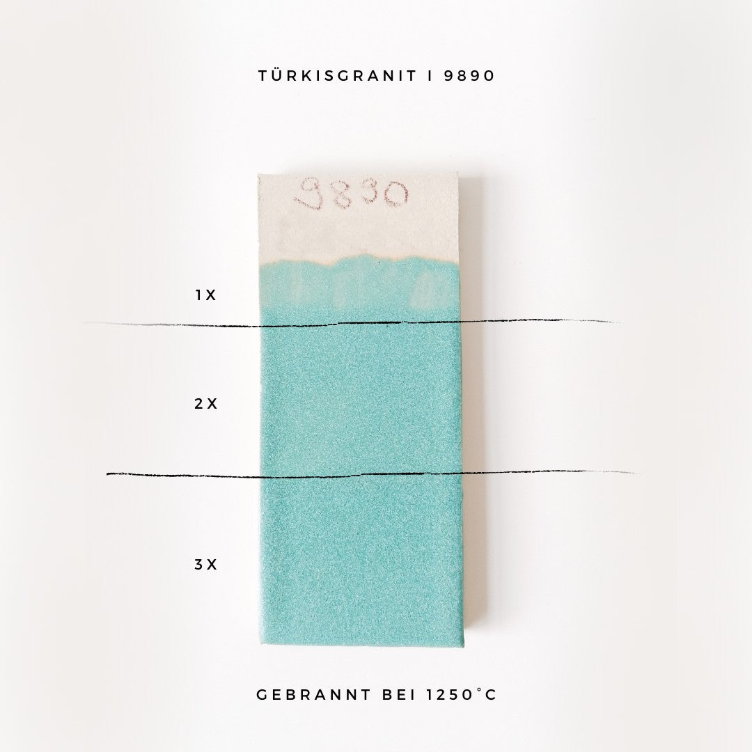 Botz 9890 Turquoise Granite Liquid Stoneware Glaze - 200 ml