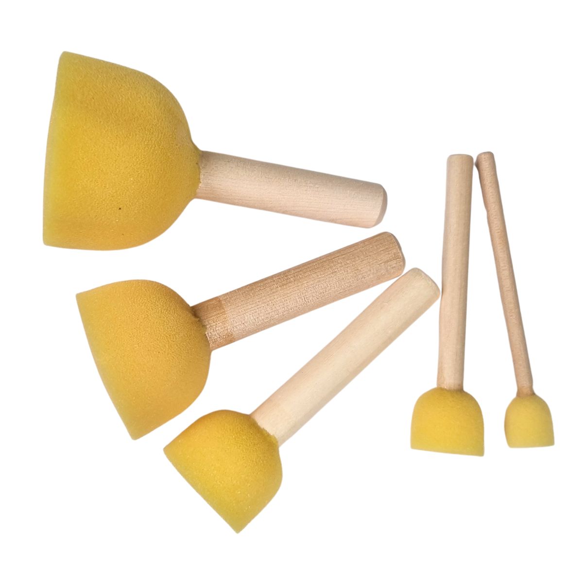 Set of sponge brushes - 5 pcs.