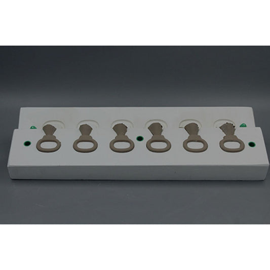 Plaster mold - keyhole lugs 6