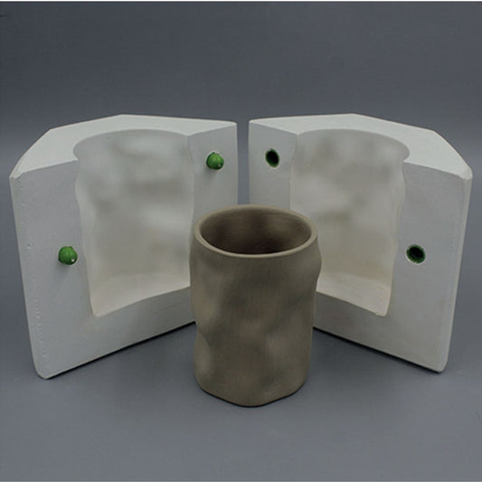 Plaster mold - dented cup