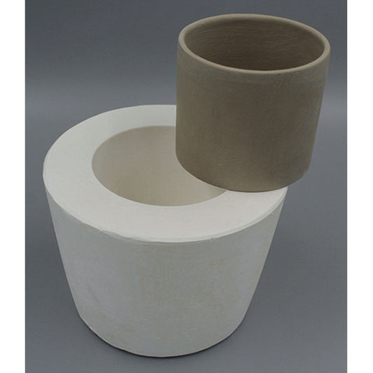 Plaster mold - cylindrical cup 9.5x7.5 cm