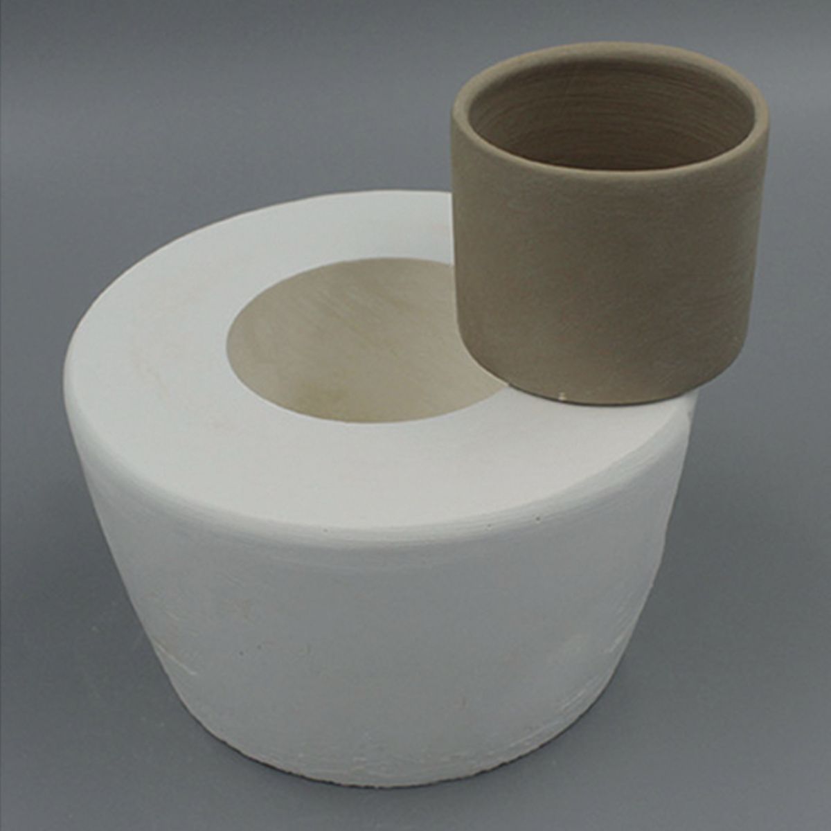 Gipsform – zylindrischer Becher 6,5 x 6,5 cm