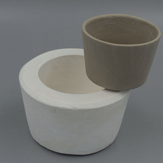 Plaster mold - medium flowerpot cup