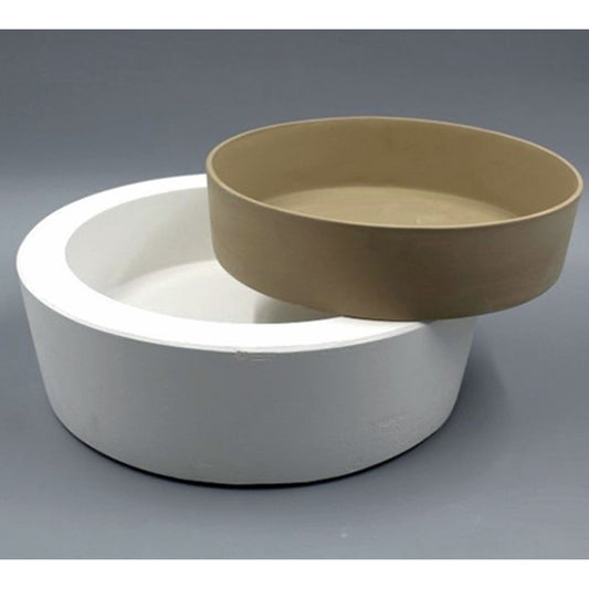 Plaster mold - large straight bowl