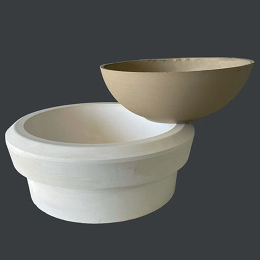 Plaster mold - round bowl 22 cm