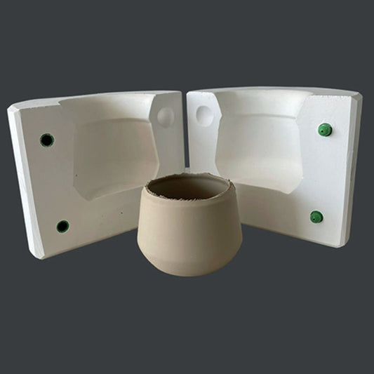 Plaster mold - bulging cup