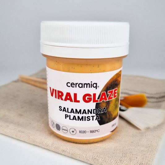 Ceramiq Viral Glaze Fire Salamander