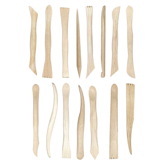 Drewniane szpatułki do modelowania kpl. 15 szt.